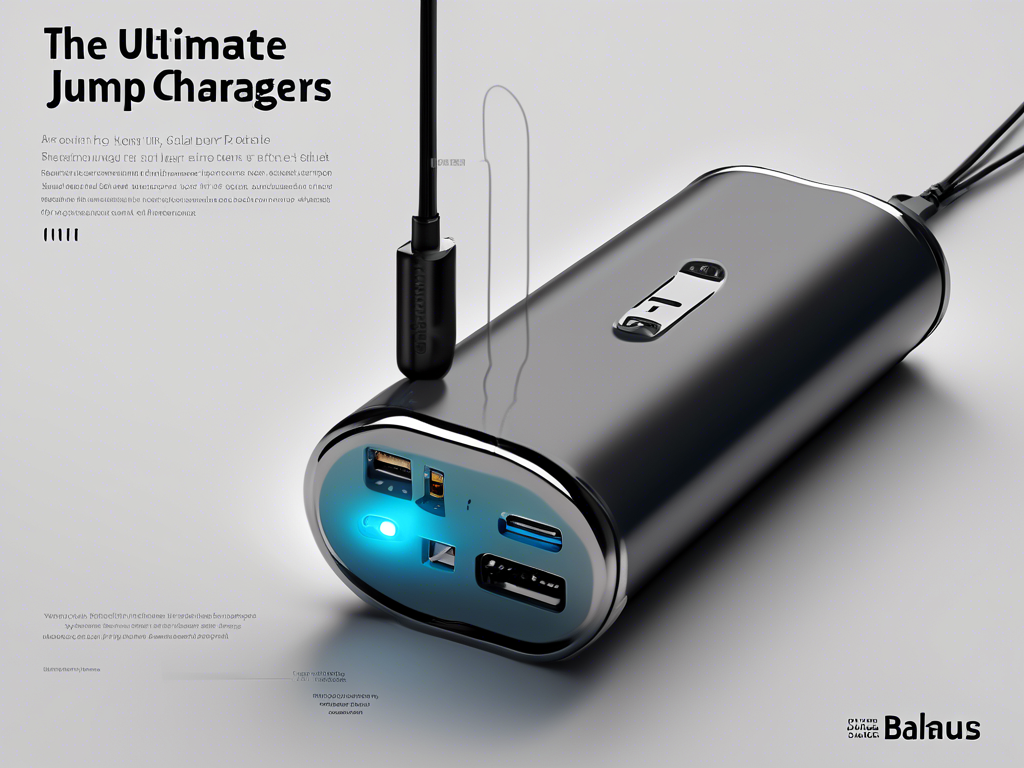 The Ultimate Guide to Portable Jump Chargers: Powering Your Devices and Car