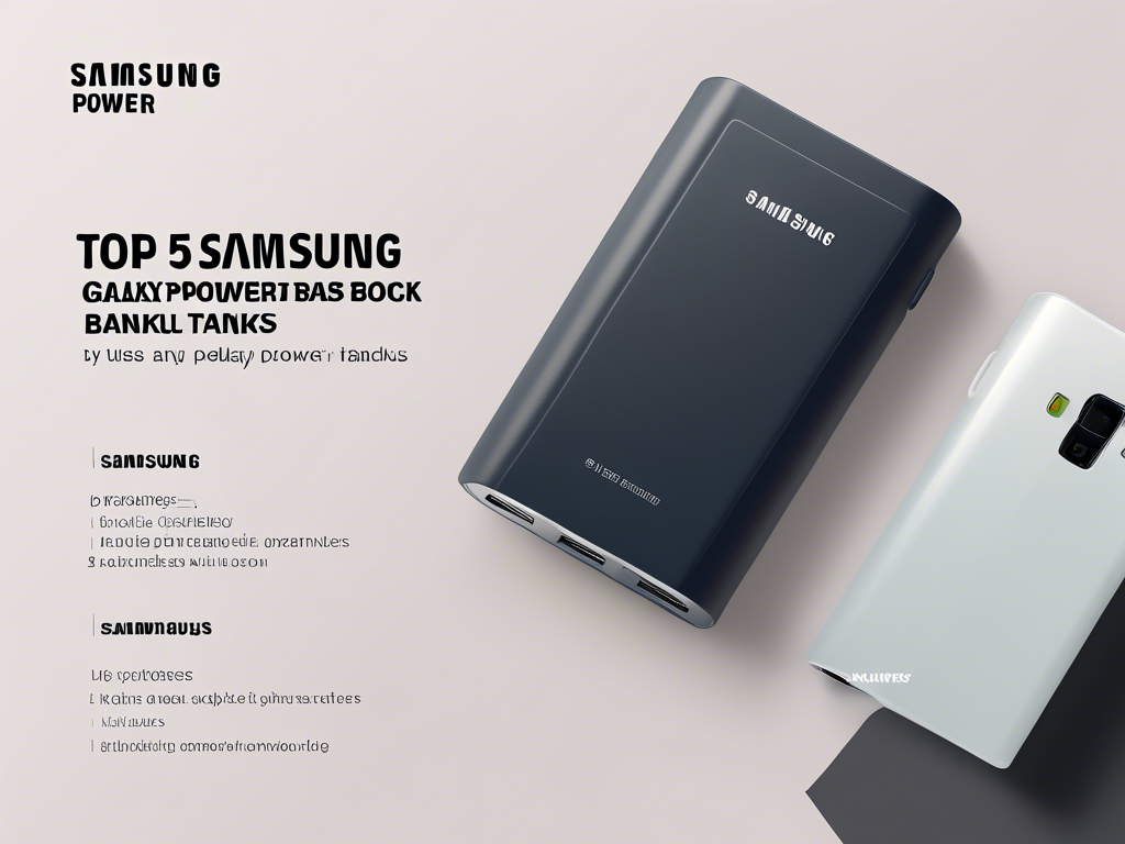 Top 5 Samsung Galaxy Power Banks: Features, Prices, and Reviews