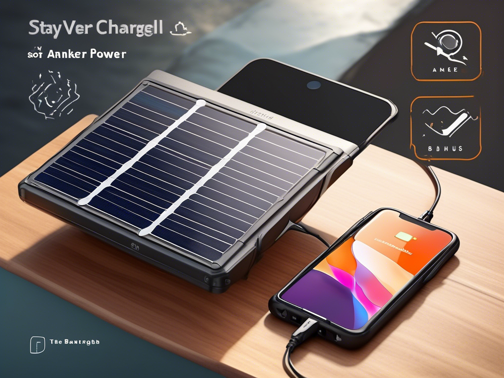 Stay Charged Anywhere: The Benefits of the Anker Portable Solar Power Charger